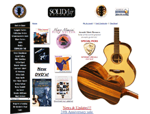 Tablet Screenshot of acousticmusicresource.com